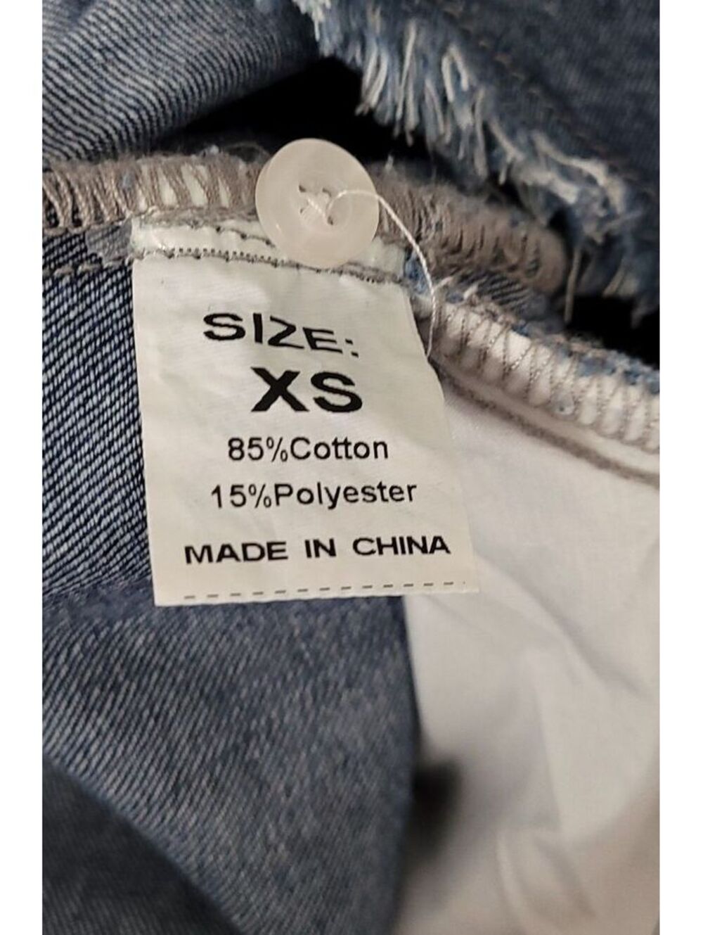 Yewfirm Denim Collection Blue Denim Shirt Women's Jean's Sexy Fashion Dress XS - Picture 9 of 9